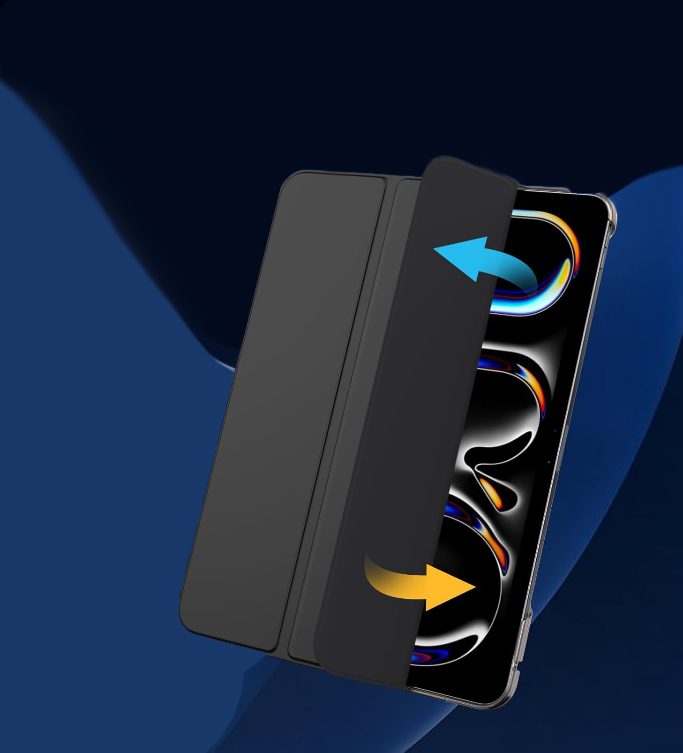 Чeхол-книжка BeCover Tri Fold Hard для Apple iPad Pro 13 Чeхол-книжка BeCover Tri Fold Hard для Apple iPad Pro 13