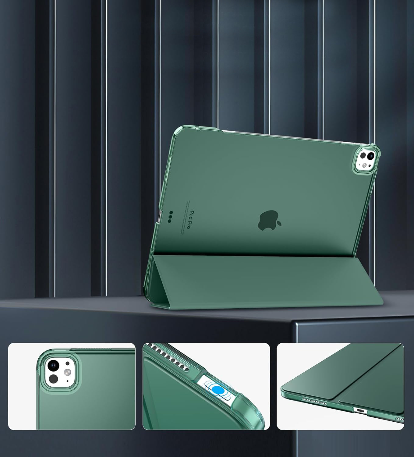 Чeхол-книжка BeCover Tri Fold Hard для Apple iPad Pro 13 Чeхол-книжка BeCover Tri Fold Hard для Apple iPad Pro 13