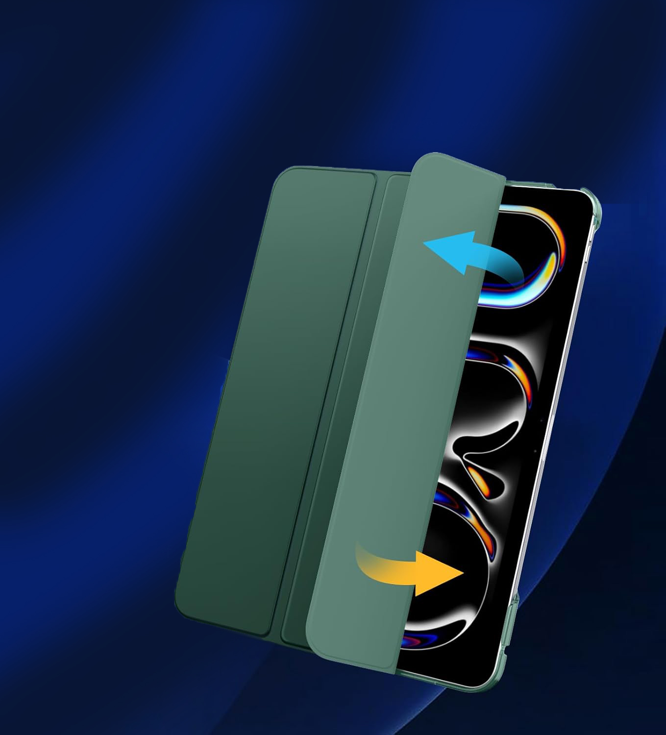 Чeхол-книжка BeCover Tri Fold Hard для Apple iPad Pro 13 Чeхол-книжка BeCover Tri Fold Hard для Apple iPad Pro 13