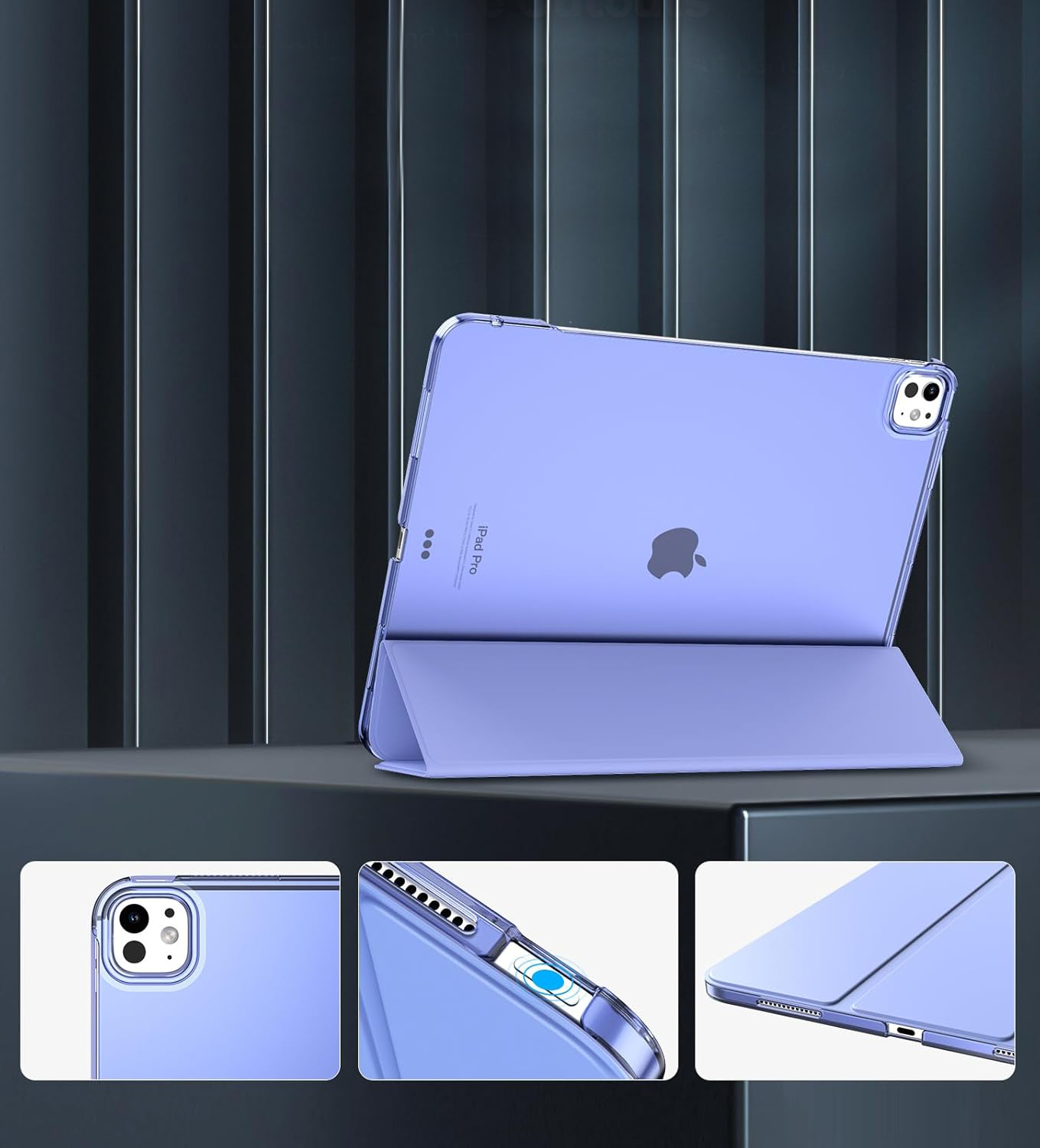 Чeхол-книжка BeCover Tri Fold Hard для Apple iPad Pro 13 Чeхол-книжка BeCover Tri Fold Hard для Apple iPad Pro 13