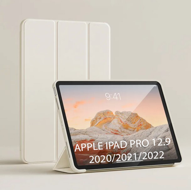 Чeхол-книжка BeCover Tri Fold Soft TPU Silicone для Apple iPad Pro 12.9 2020/2021/2022 Beige (711736) Чeхол-книжка BeCover Tri Fold Soft TPU Silicone для Apple iPad Pro 12.9 2020/2021/2022 Beige (711736)