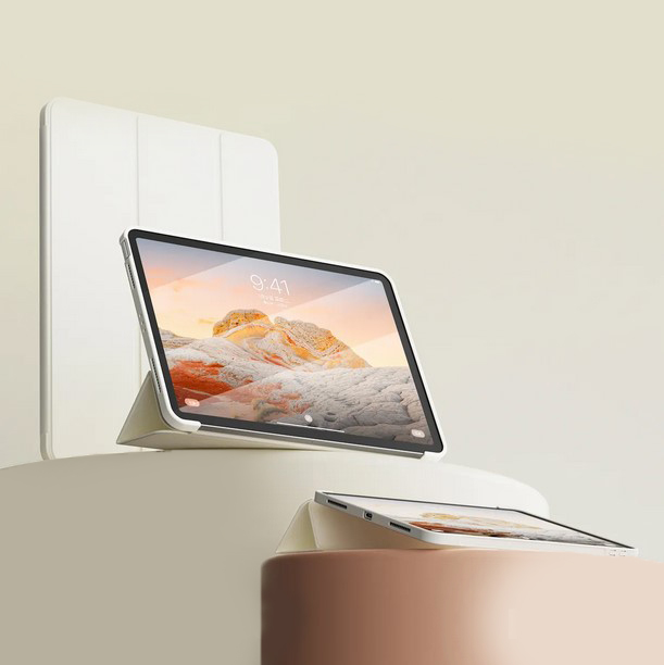 Чeхол-книжка BeCover Tri Fold Soft TPU Silicone для Apple iPad Pro 12.9 2020/2021/2022 Beige (711736) Чeхол-книжка BeCover Tri Fold Soft TPU Silicone для Apple iPad Pro 12.9 2020/2021/2022 Beige (711736)