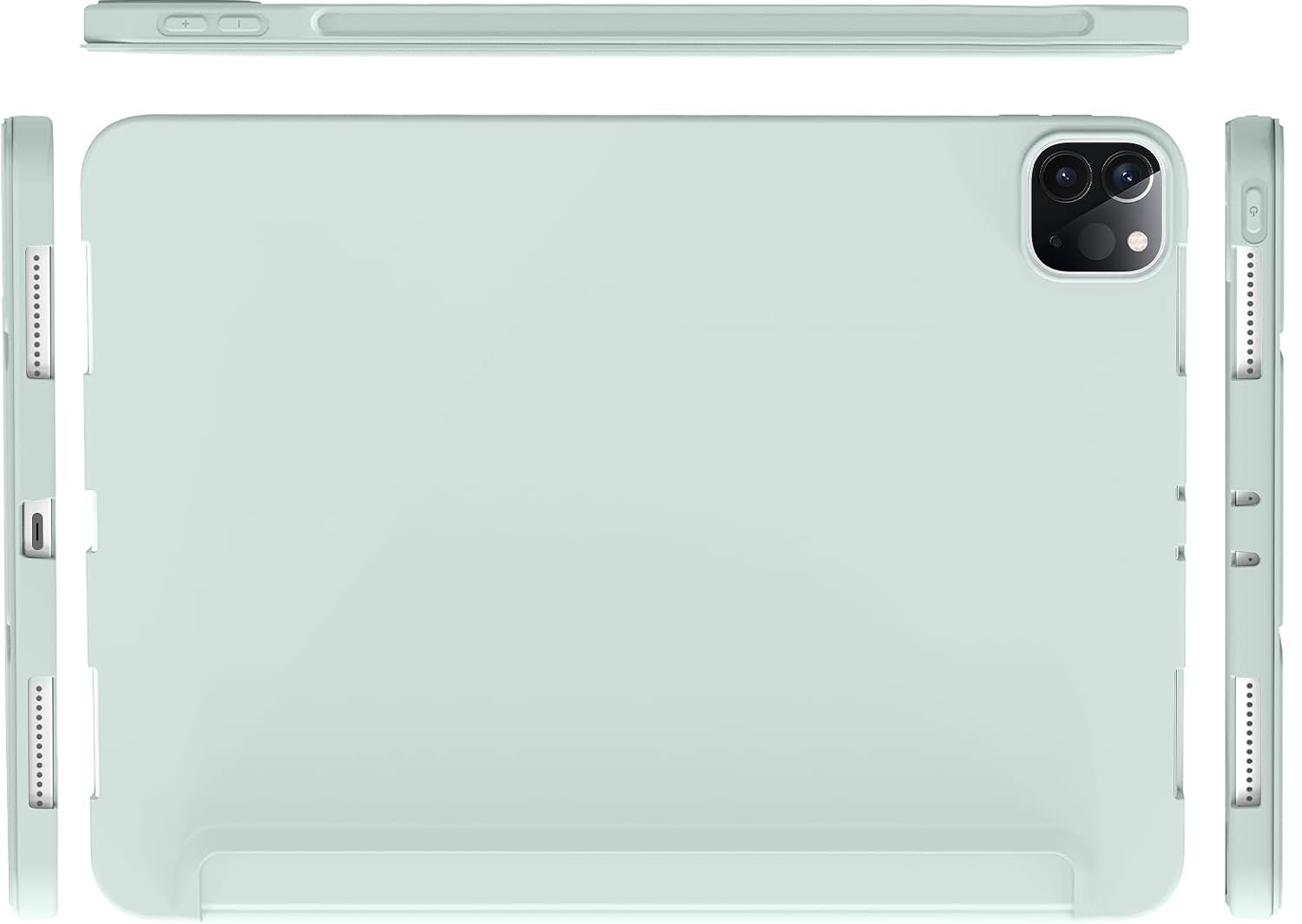 Чeхол-книжка BeCover Tri Fold Soft TPU Silicone для Apple iPad Pro 12.9 2020/2021/2022 Light Green (711738) Чeхол-книжка BeCover Tri Fold Soft TPU Silicone для Apple iPad Pro 12.9 2020/2021/2022 Light Green (711738)