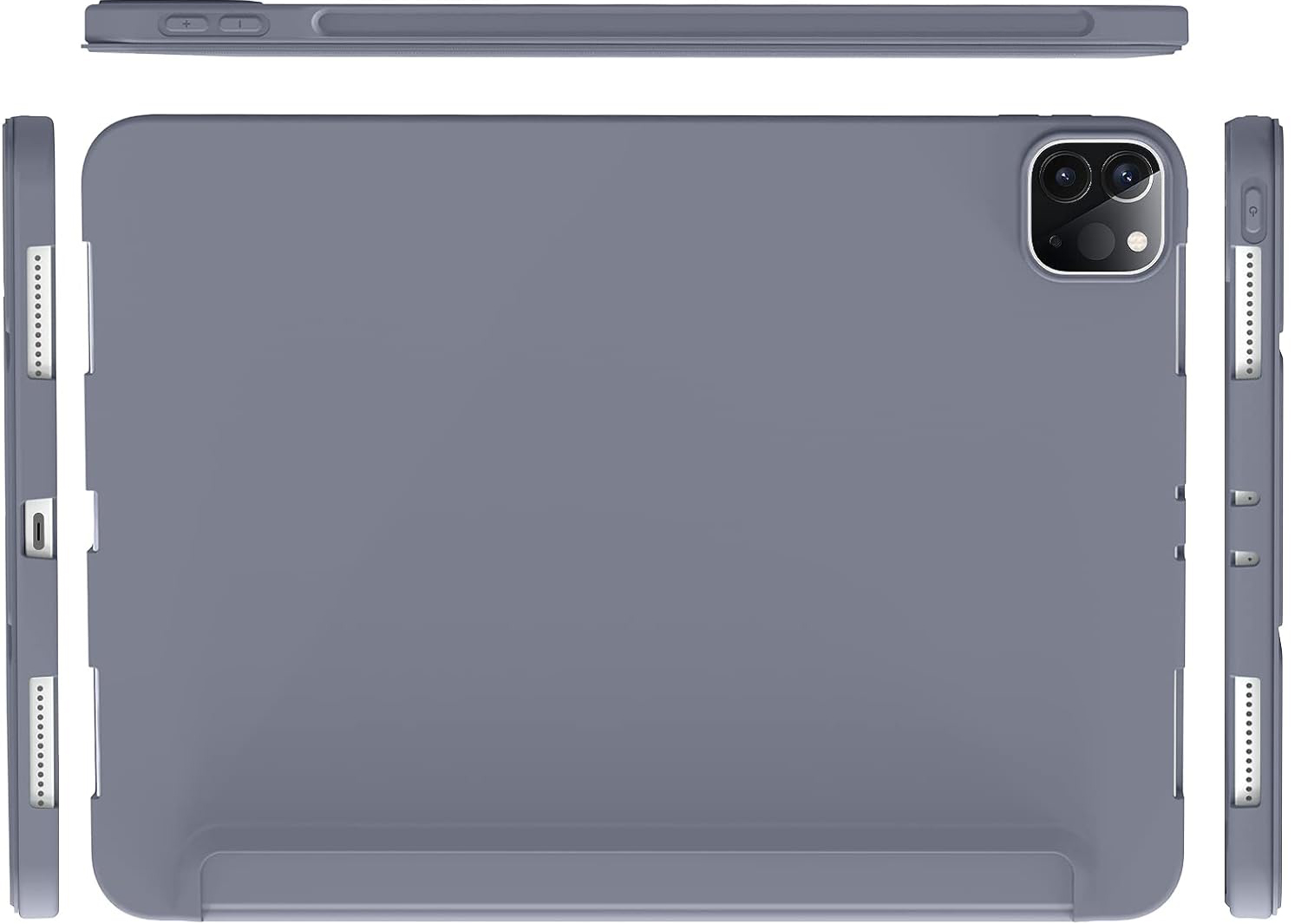 Чeхол-книжка BeCover Tri Fold Soft TPU Silicone для Apple iPad Pro 12.9 2020/2021/2022 Purple (711739) Чeхол-книжка BeCover Tri Fold Soft TPU Silicone для Apple iPad Pro 12.9 2020/2021/2022 Purple (711739)