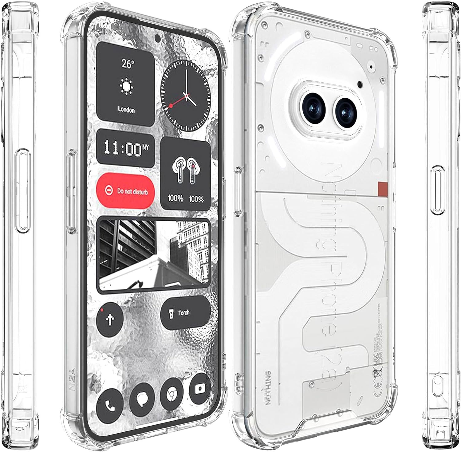 Чехол-накладка BeCover Anti-Shock для Nothing Phone (2a) Clear (711793) Чехол-накладка BeCover Anti-Shock для Nothing Phone (2a) Clear (711793)