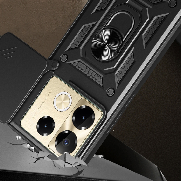 Чeхол-накладка BeCover Military для Infinix Note 40 Pro (X6851) Black (712160) Чeхол-накладка BeCover Military для Infinix Note 40 Pro (X6851) Black (712160)