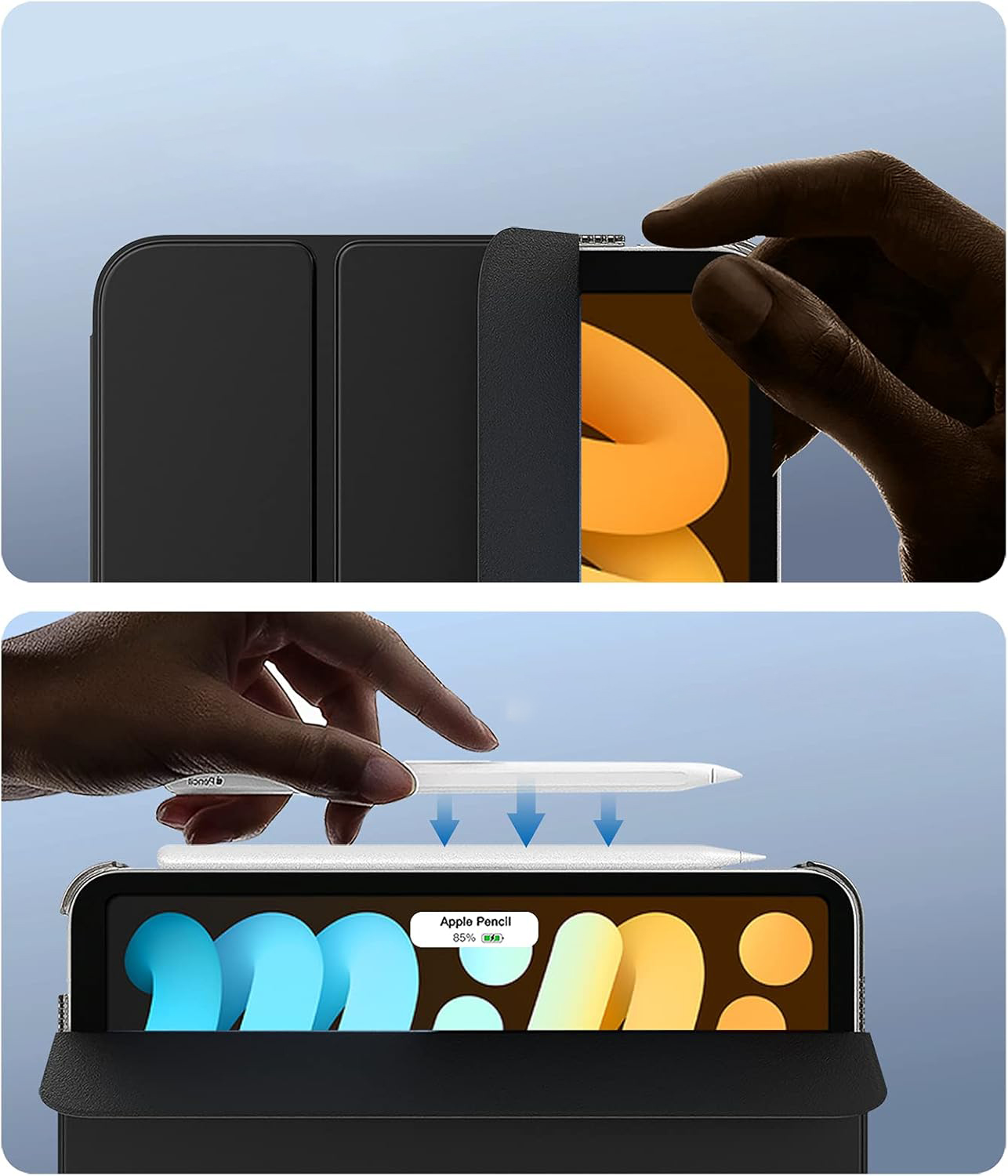 Чeхол-книжка BeCover Tri Fold Hard для Apple iPad Mini 7 2024 8.3 Чeхол-книжка BeCover Tri Fold Hard для Apple iPad Mini 7 2024 8.3