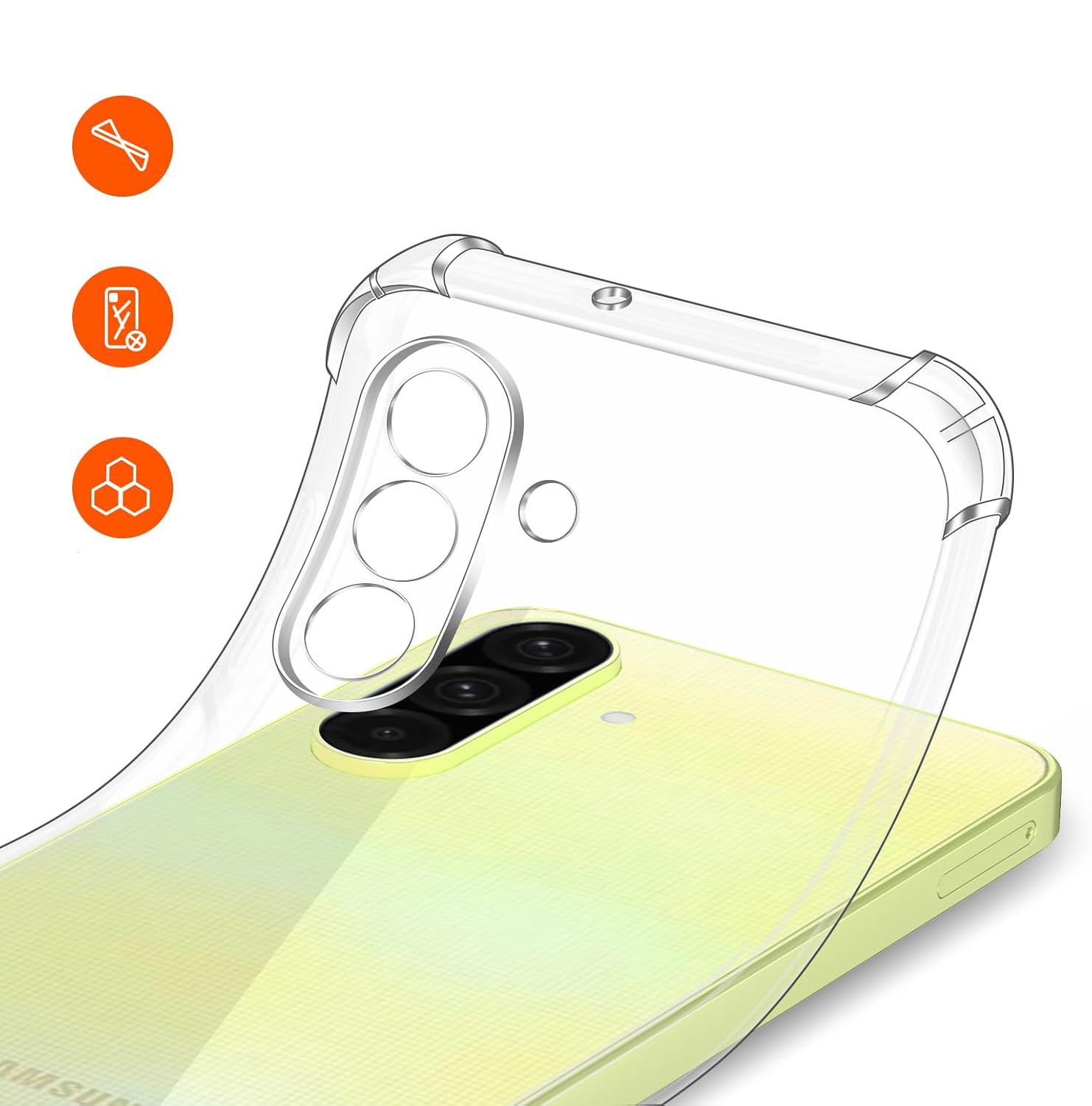 Чeхол-накладка BeCover Anti-Shock для Samsung Galaxy A26 SM-A266 Clear (712892) Чeхол-накладка BeCover Anti-Shock для Samsung Galaxy A26 SM-A266 Clear (712892)