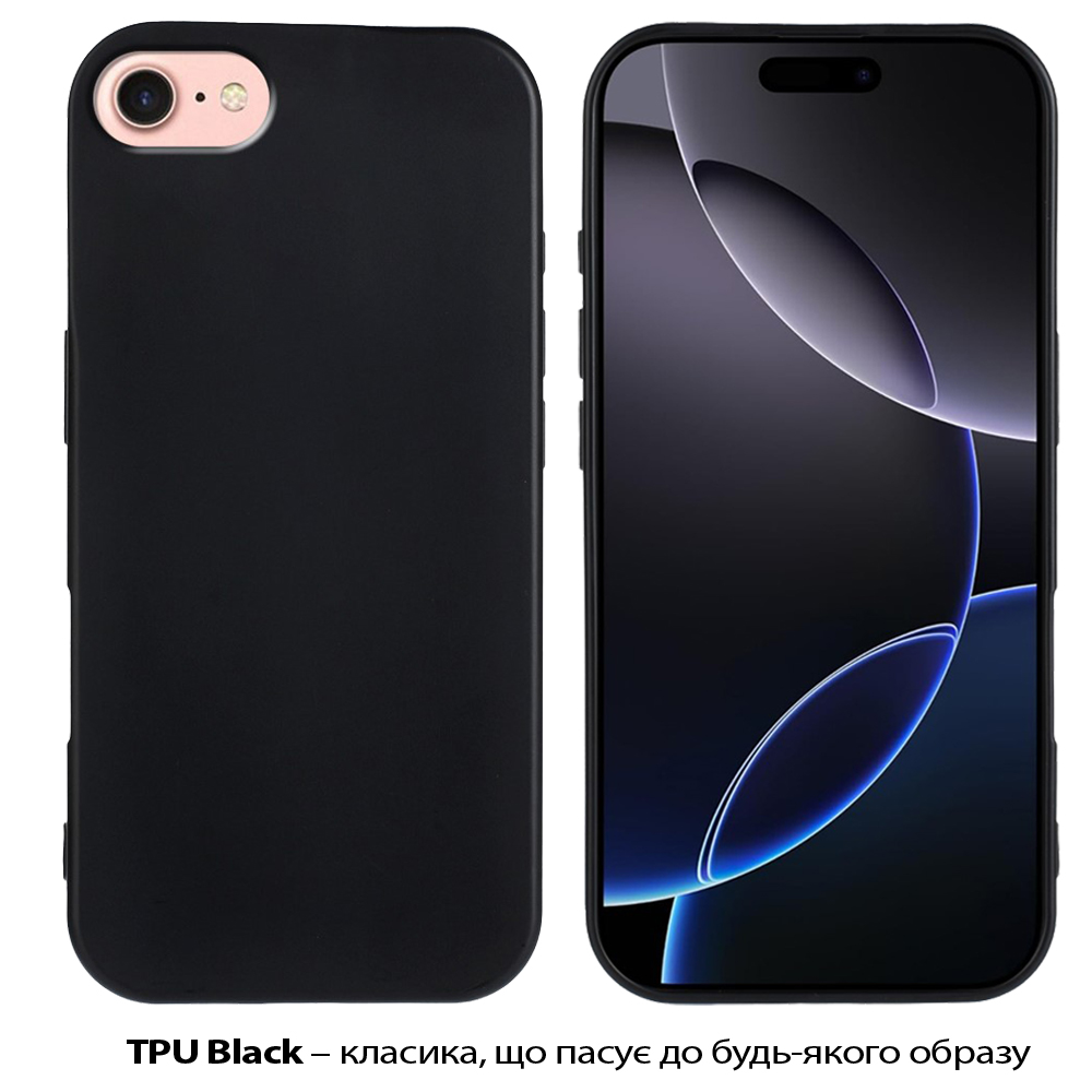 Чeхол-накладка BeCover для Apple iPhone 16e Black (713238) Чeхол-накладка BeCover для Apple iPhone 16e Black (713238)