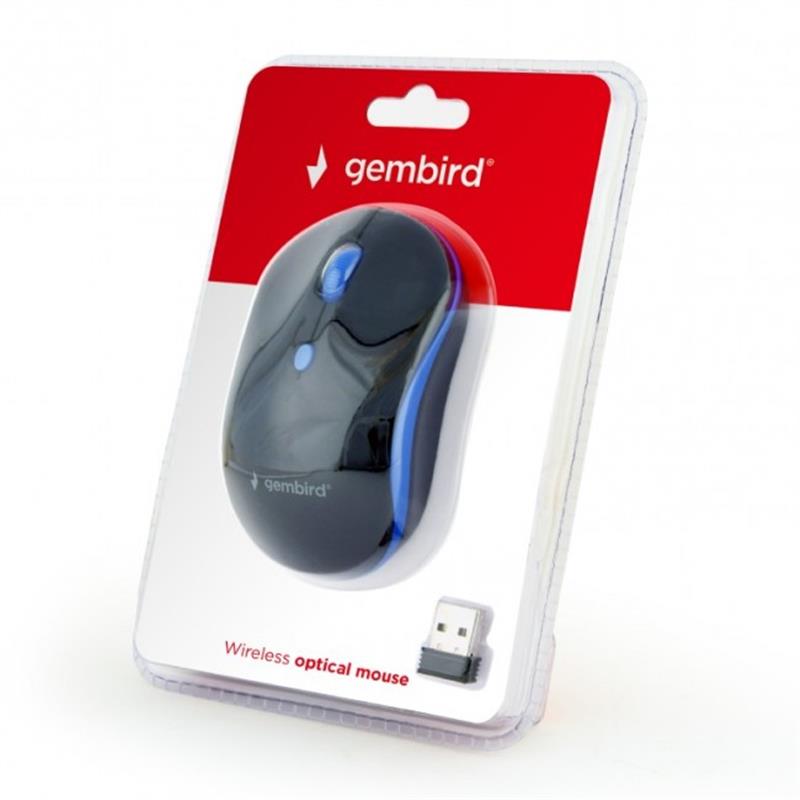 Миша бездротова Gembird MUSW-4B-03-B Black/Blue