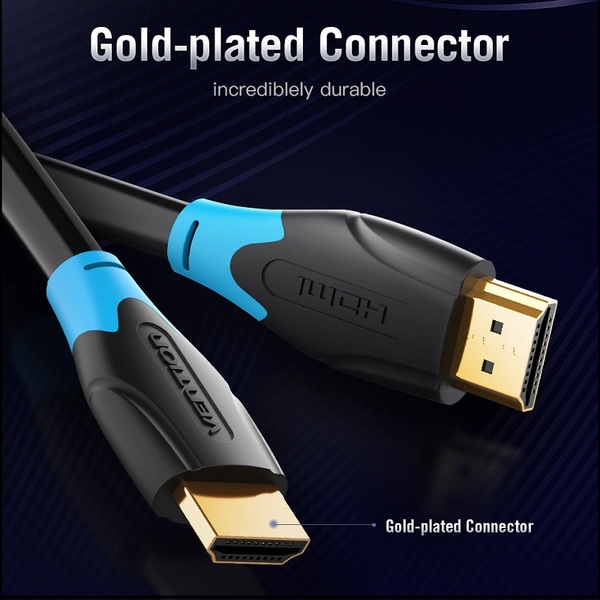 Кабель Vention HDMI - HDMI V 2.0 (M/M), 3 м, Black (AACBI)