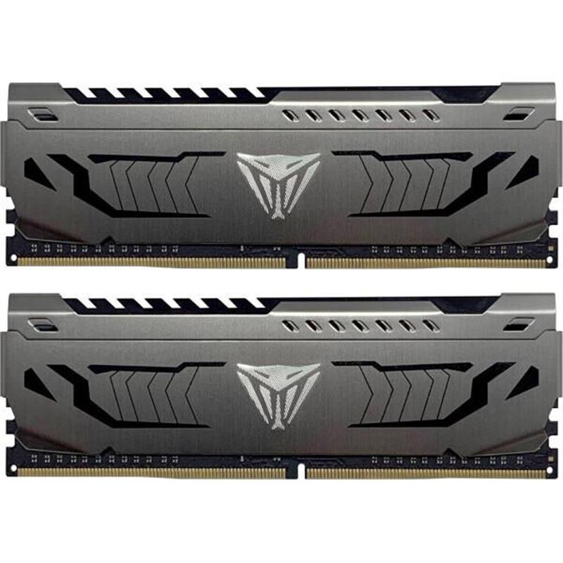 Модуль пам`яті DDR4 2x8GB/3000 Patriot Viper Steel Gray (PVS416G300C6K)