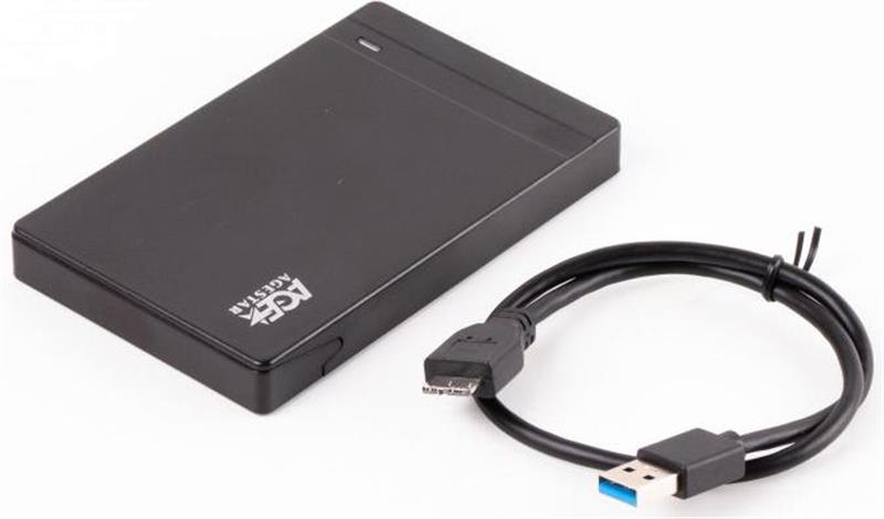 Зовнішній карман USB3.0 для HDD SATA 2.5" AgeStar 3UB2P3 Black