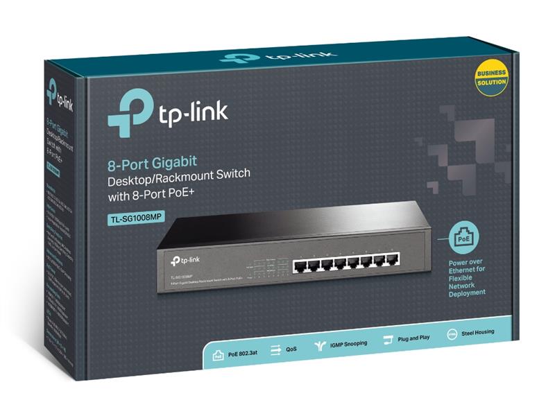 Комутатор TP-Link TL-SG1008MP