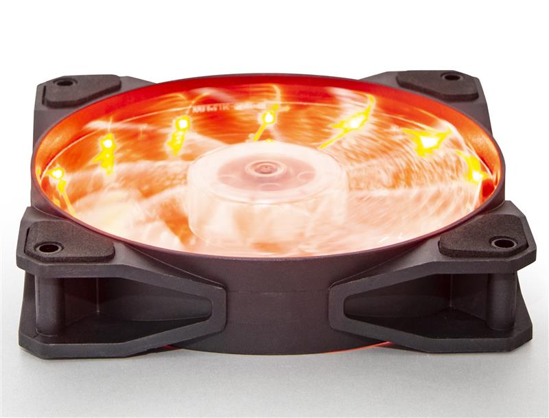 Вентилятор Frime Iris LED Fan 15LED Orange (FLF-HB120O15)