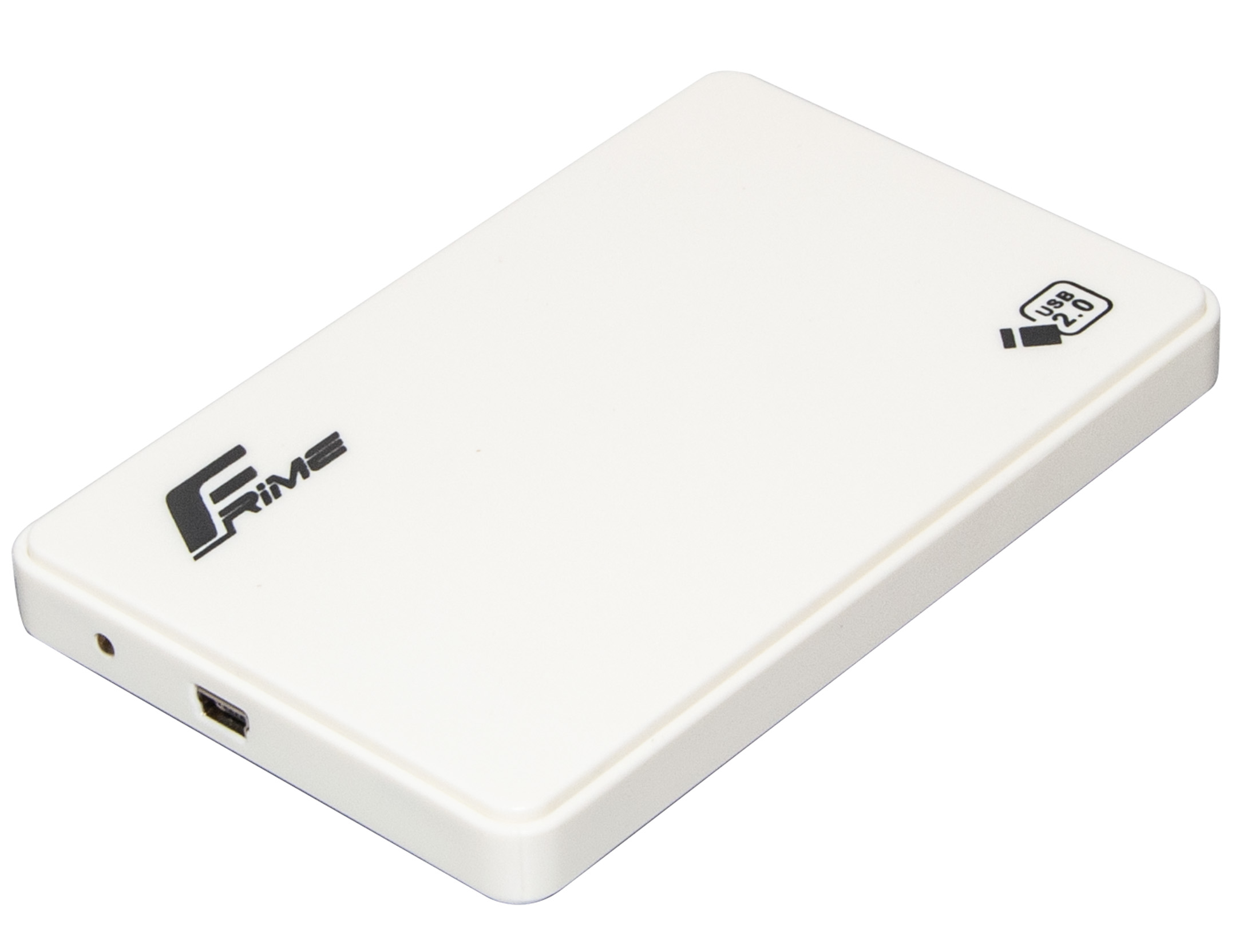 Зовнішня кишеня Frime SATA HDD/SSD 2.5", USB 2.0, Plastic, White (FHE11.25U20)