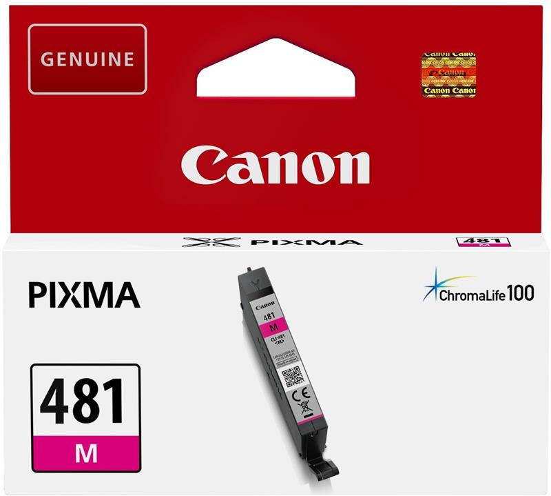 Картридж CANON (CLI-481) PIXMA TS6140/8140/9140/TR8540/7540 (2099C001) Magenta