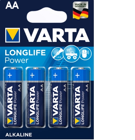 Батарейка Varta Longlife Power 4906 (High Energy) AA / LR06 BL 4шт (1366045)