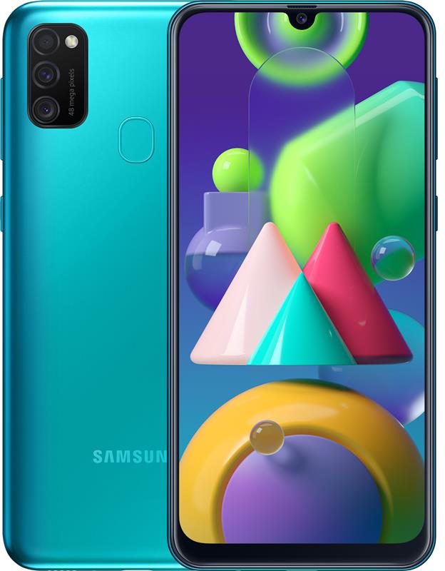 Samsung Galaxy M21 SM-M215 4/64GB Dual Sim Green (SM-M215FZGUSEK)