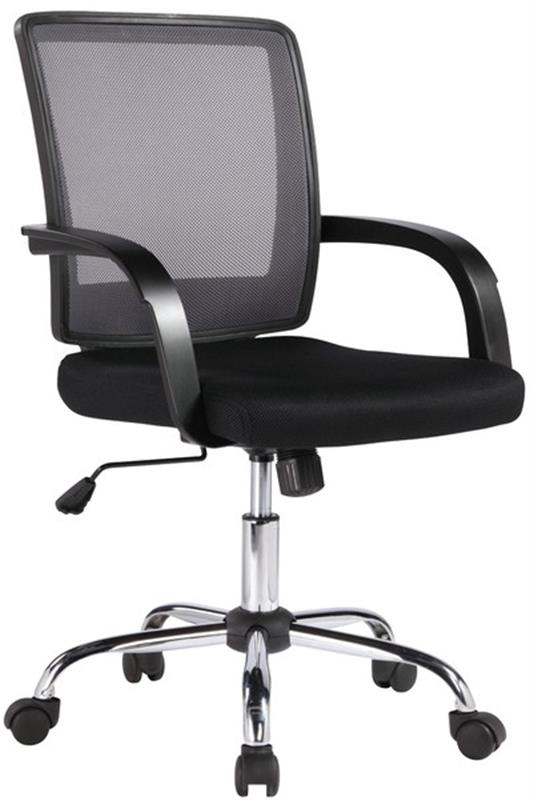 Кресло офисное Office4you Visano Black/Chrome (27786)