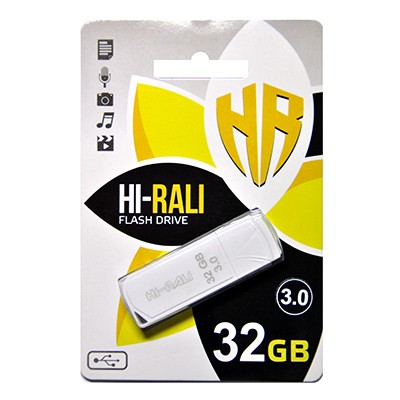USB3.0 32GB Hi-Rali Taga Series White (HI-32GB3TAGWH)
