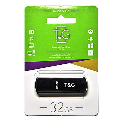 Флеш-накопичувач USB3.0 32GB T&G 011 Classic Series Black (TG011-32GB3BK)