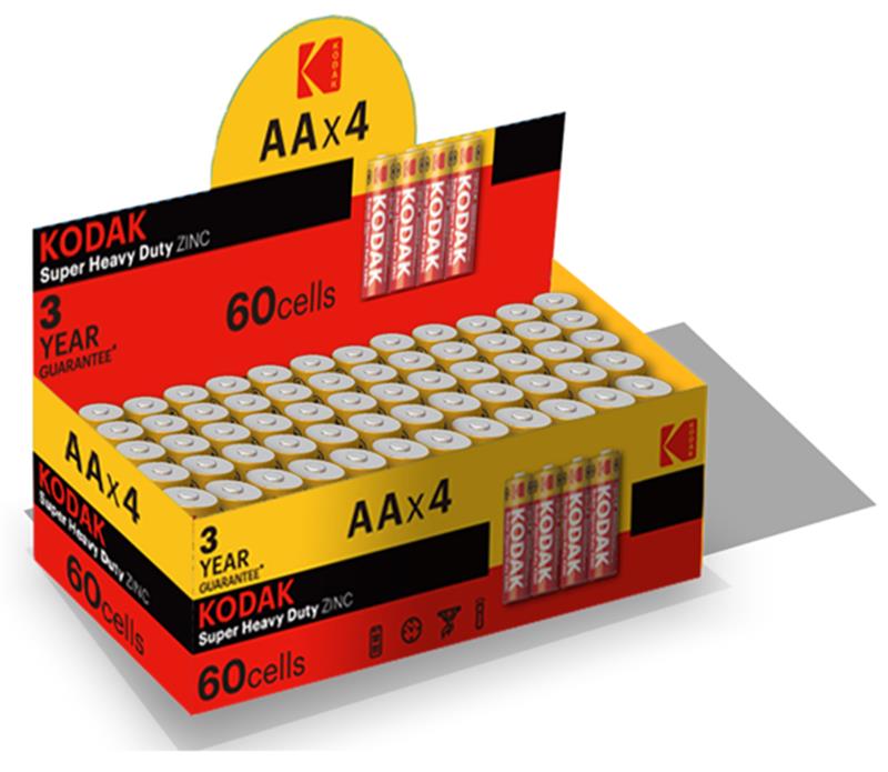 Батарейка Extra Heavy Duty AA/R06 уп. 4шт, коробка