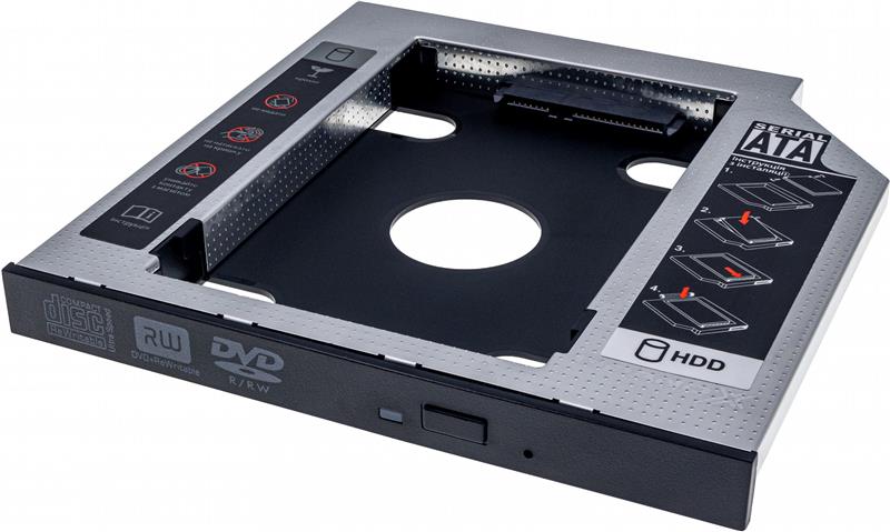 Адаптер Grand-X HDD 2.5" у відсік приводу ноутбука SATA/SATA3 (HDC-25C)