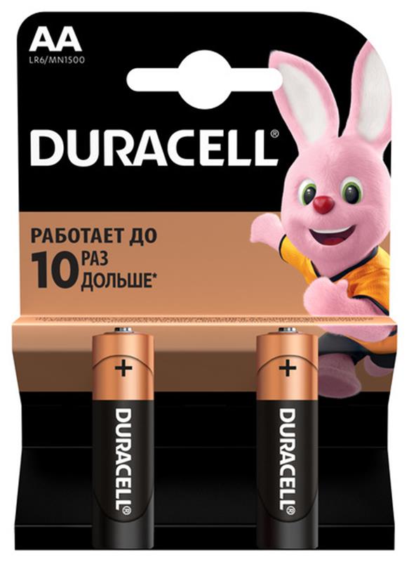 Батарейка Duracell Basic AA/LR06 BL 2шт