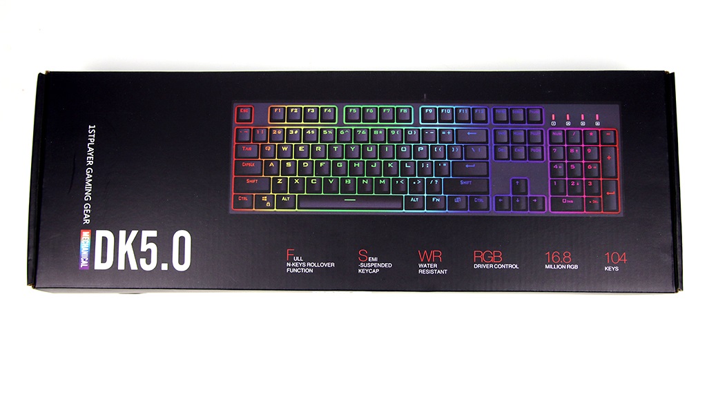 Клавіатура 1stPlayer DK5.0 RGB Outemu Red Black (DK5.0-RD)