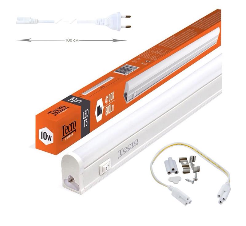 Світильник LED Tecro TL-T5-10W-4.1K 10W 4100K