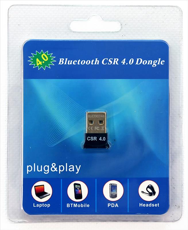 Bluetooth-адаптер USB - Bluetooth 4.0 HQ-Tech BT4-S1, Extra Slim, Qual