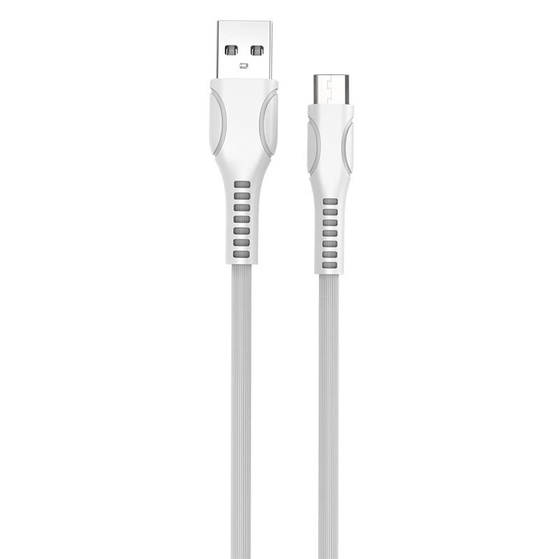 Кабель ColorWay Line-Drawing USB - micro USB 2.4 А 1 м Білий