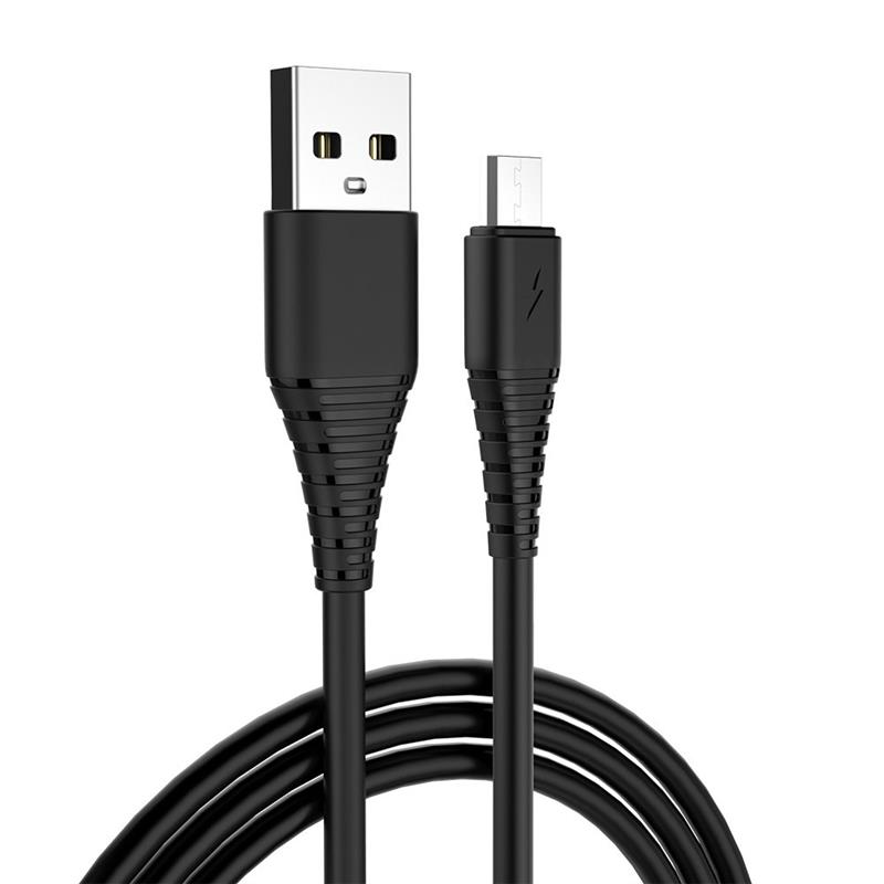 Кабель ColorWay USB - microUSB 2.4А Чорний