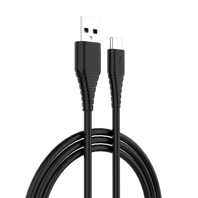 Кабель USB ColorWay CW-CBUC026-BK 2.4А Чорний