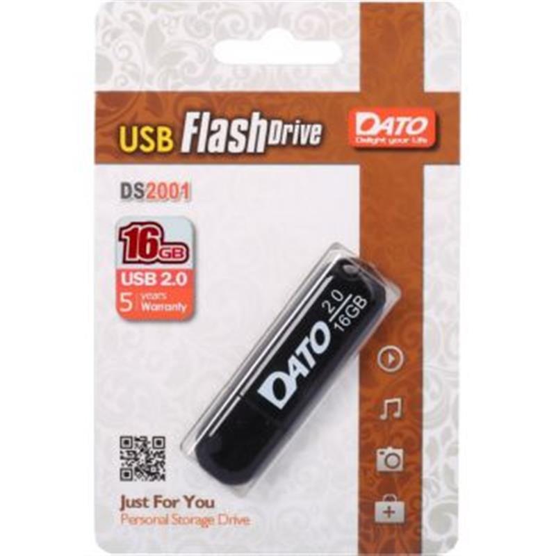 Флеш-накопичувач USB  16GB Dato DB8001 Black (DB8001K-16G)