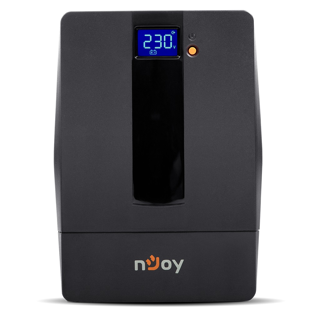 Джерело безперебійного живлення NJOY Horus Plus 1000 1000 VA/600 Вт Чорний