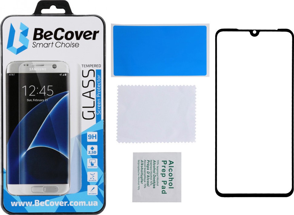 Захисне скло BeCover для Samsung Galaxy A10 SM-A105 Black (703677)