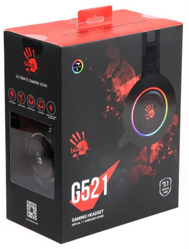 Гарнітура A4Tech Bloody G521 Black