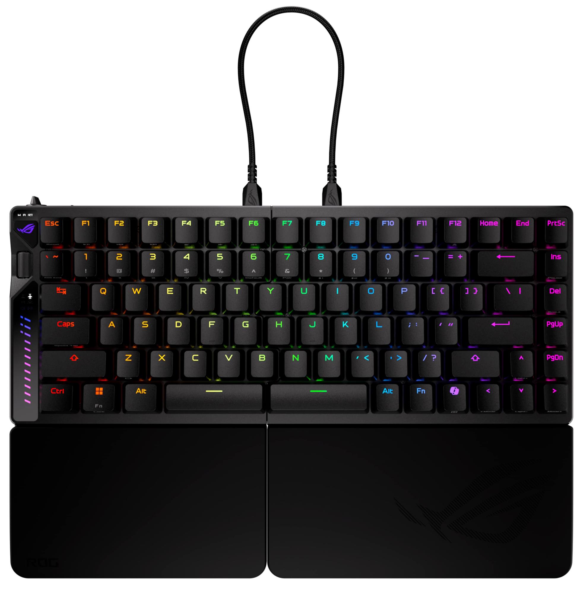 Клавіатура бездротова Asus ROG Falcata Split Magnetic Switch EN RGB Black (90MP043H-BKUA20) Клавіатура бездротова Asus ROG Falcata Split Magnetic Switch EN RGB Black (90MP043H-BKUA20)