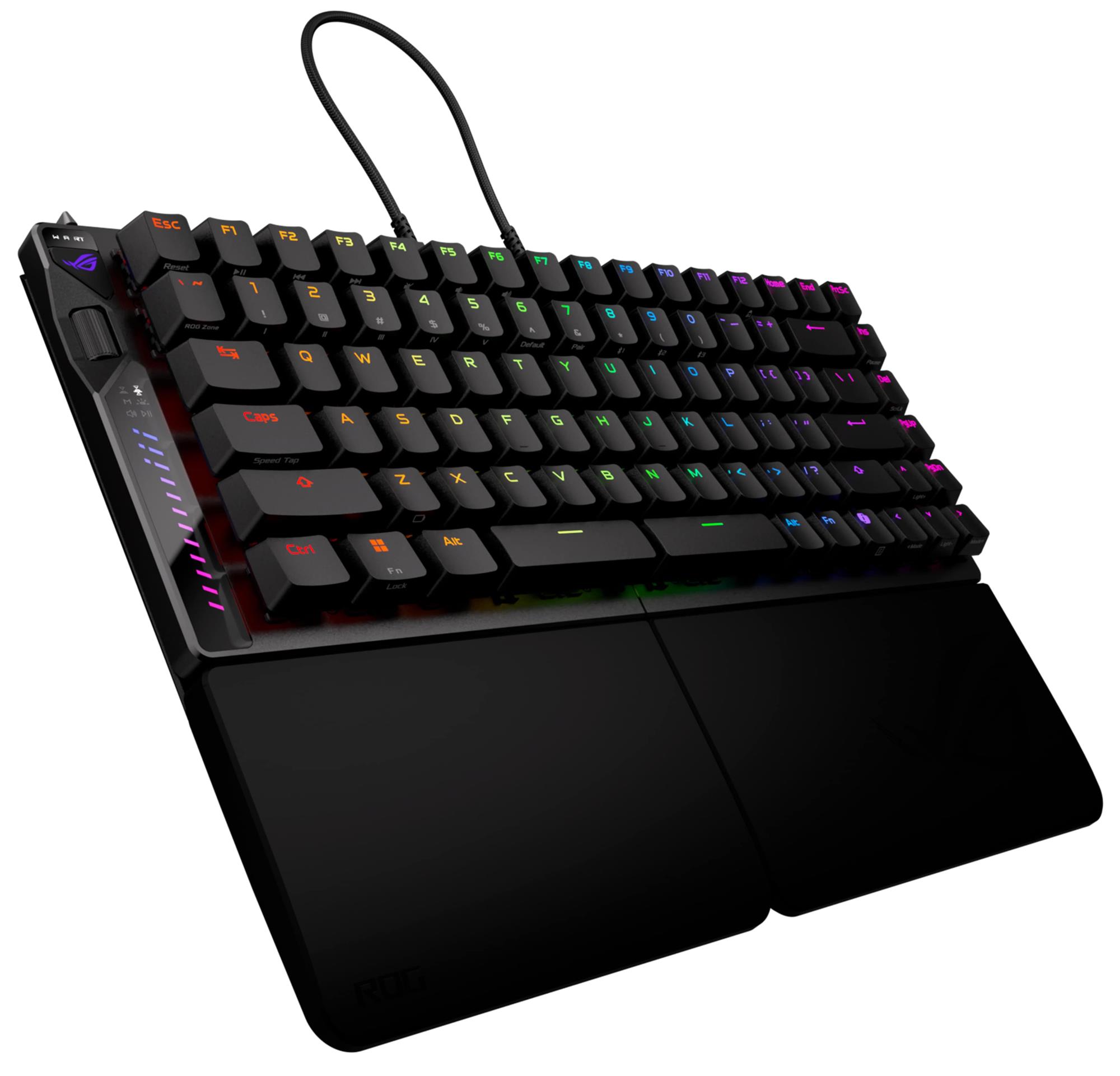 Клавіатура бездротова Asus ROG Falcata Split Magnetic Switch EN RGB Black (90MP043H-BKUA20) Клавіатура бездротова Asus ROG Falcata Split Magnetic Switch EN RGB Black (90MP043H-BKUA20)