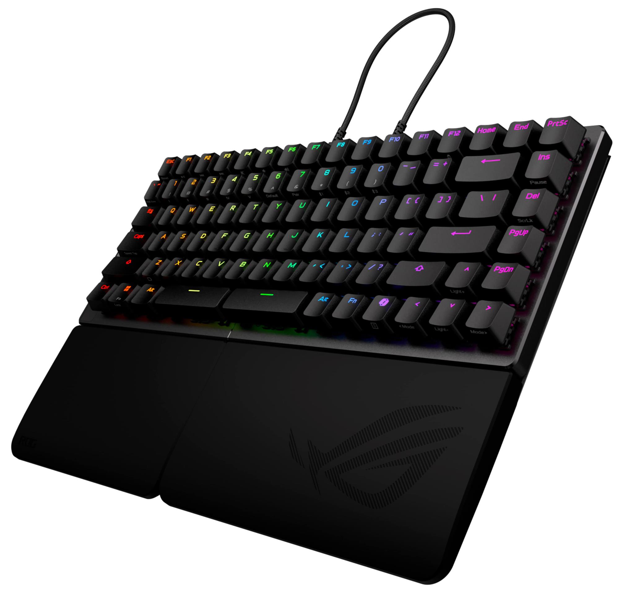 Клавіатура бездротова Asus ROG Falcata Split Magnetic Switch EN RGB Black (90MP043H-BKUA20) Клавіатура бездротова Asus ROG Falcata Split Magnetic Switch EN RGB Black (90MP043H-BKUA20)