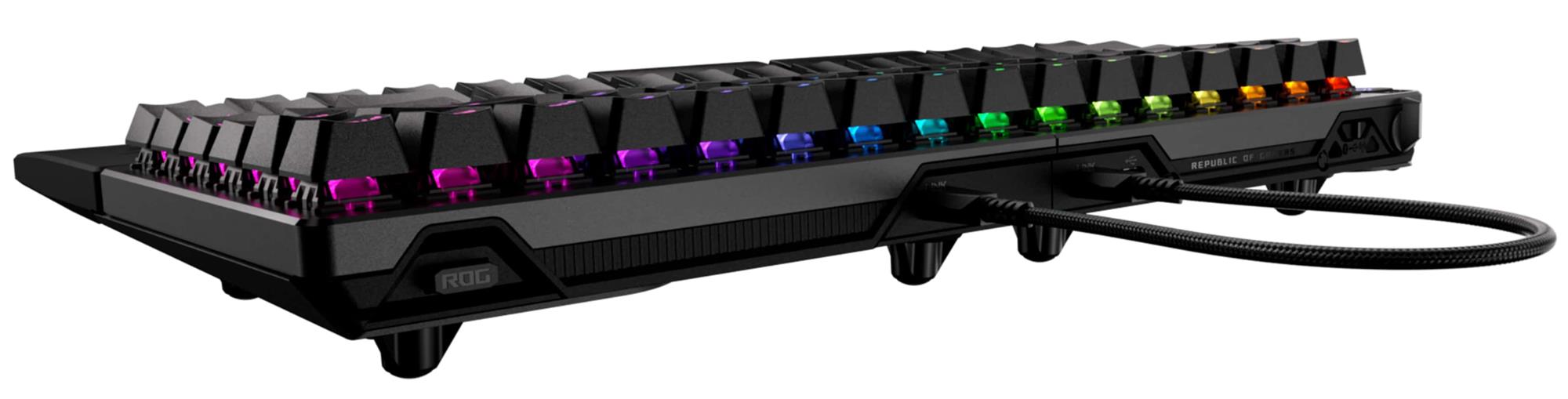 Клавіатура бездротова Asus ROG Falcata Split Magnetic Switch EN RGB Black (90MP043H-BKUA20) Клавіатура бездротова Asus ROG Falcata Split Magnetic Switch EN RGB Black (90MP043H-BKUA20)