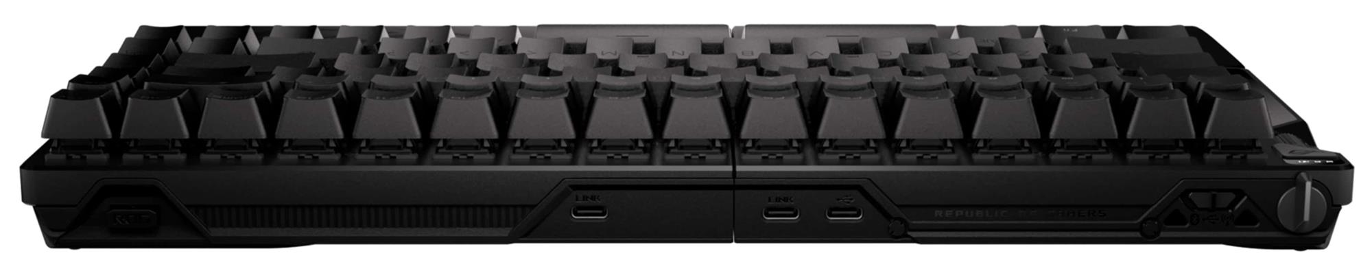 Клавіатура бездротова Asus ROG Falcata Split Magnetic Switch EN RGB Black (90MP043H-BKUA20) Клавіатура бездротова Asus ROG Falcata Split Magnetic Switch EN RGB Black (90MP043H-BKUA20)