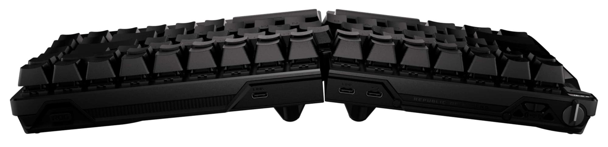 Клавіатура бездротова Asus ROG Falcata Split Magnetic Switch EN RGB Black (90MP043H-BKUA20) Клавіатура бездротова Asus ROG Falcata Split Magnetic Switch EN RGB Black (90MP043H-BKUA20)