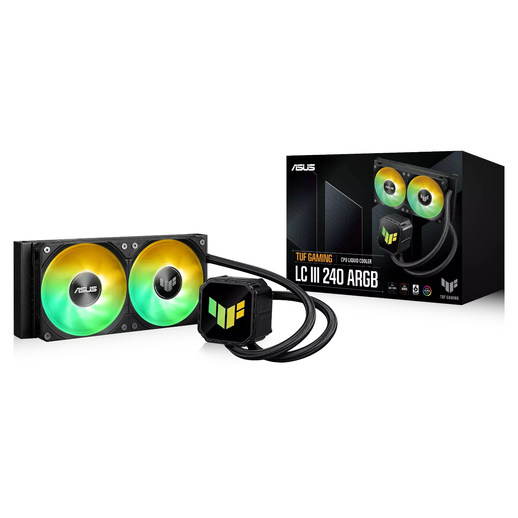 Система водяного охолодження Asus TUF Gaming LC III 240 ARGB (90RC01J1-B0EAY0) Система водяного охолодження Asus TUF Gaming LC III 240 ARGB (90RC01J1-B0EAY0)