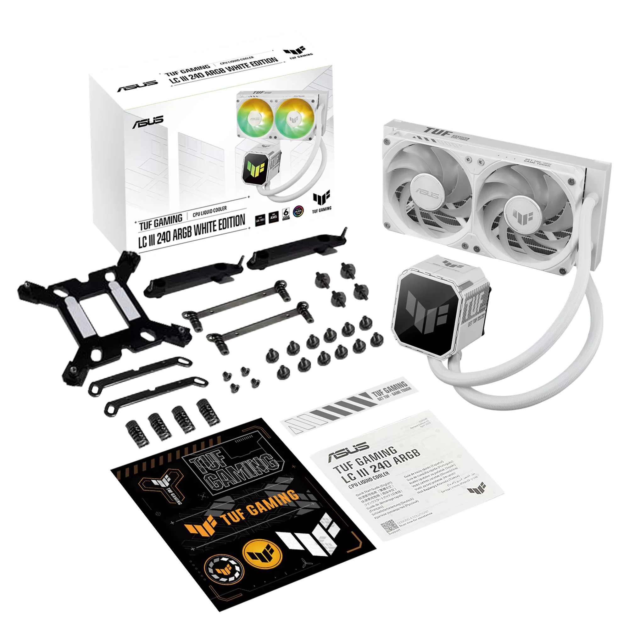 Система водяного охолодження Asus TUF Gaming LC III 240 ARGB White (90RC01J2-B0EAY0) Система водяного охолодження Asus TUF Gaming LC III 240 ARGB White (90RC01J2-B0EAY0)