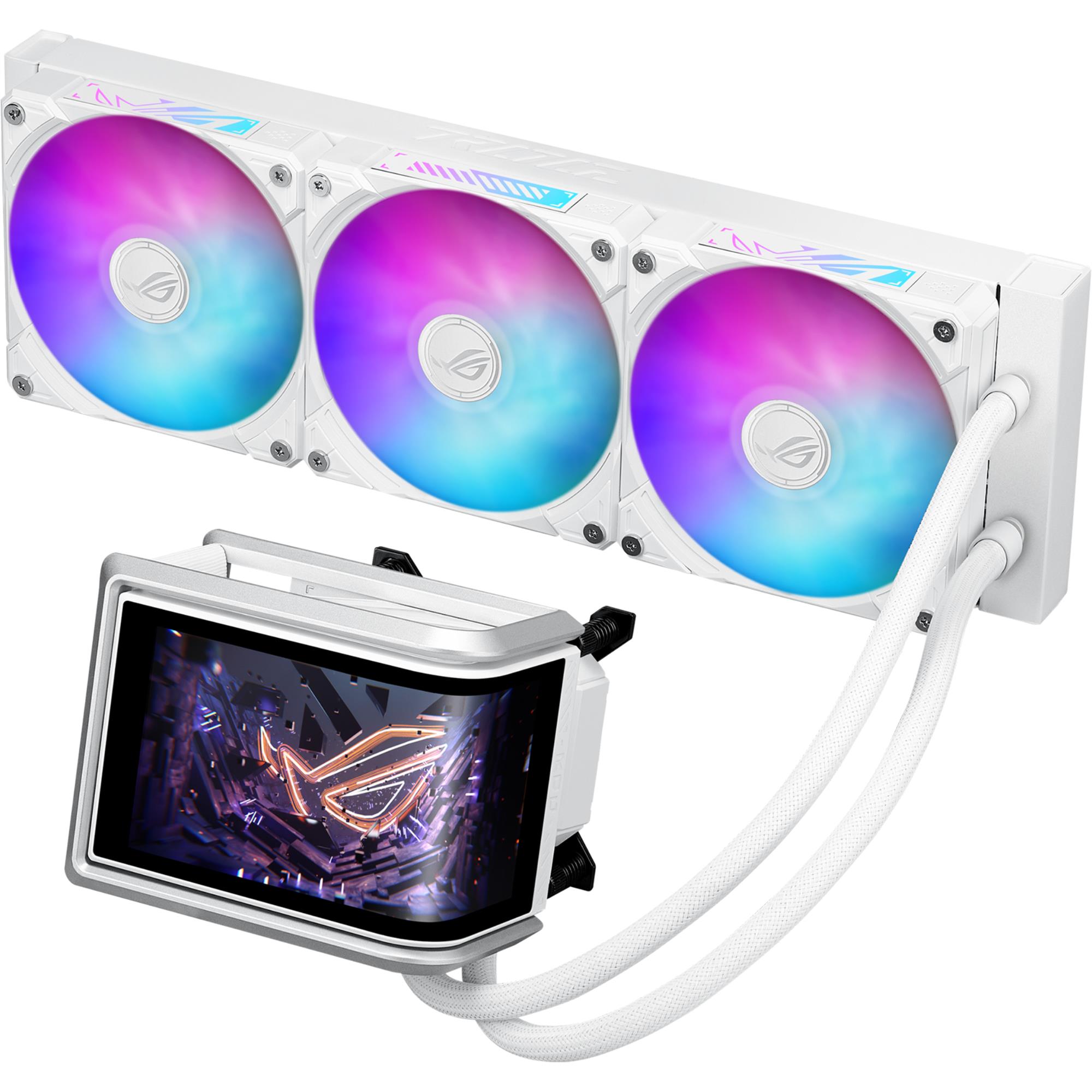 фото Водяне охолодження Asus ROG Ryuo IV 360 ARGB White Edition (90RC01N2-B0EAY0)