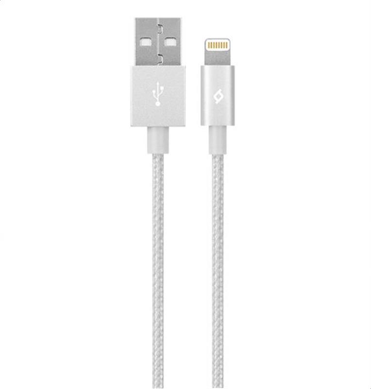 Кабель Ttec USB - Lightning (M/M), AlumiCable, 1.2 м, Silver (2DKM02G)