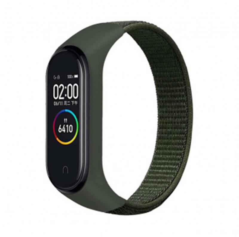 Ремінець BeCover Nylon Style для Xiaomi Mi Smart Band 5/Mi Smart Band 6 Khaki (705424)